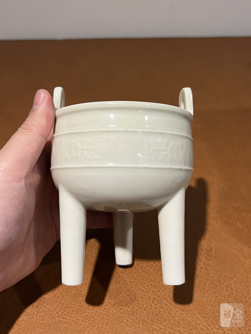 十七世纪 德化饕餮纹鼎炉 - 图5